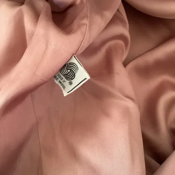 Vintage Christian Dior Pink Pure Wool Blazer - Picture 4 of 5